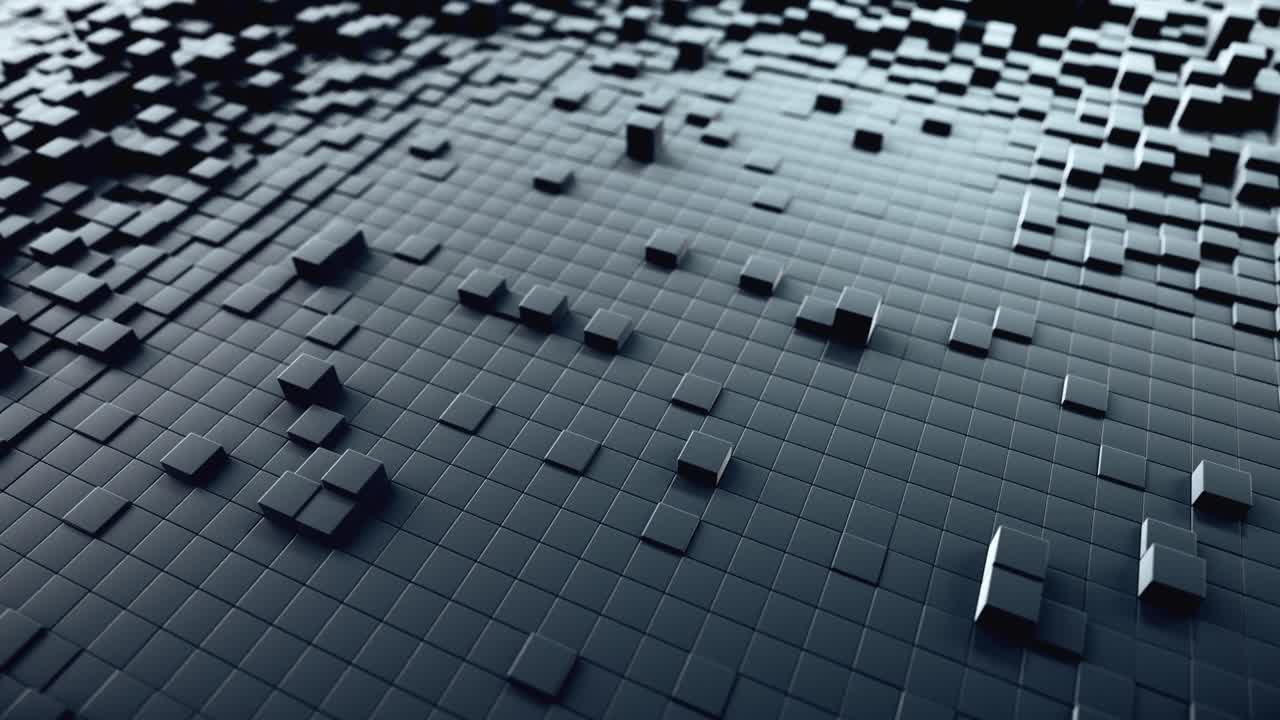 patrón de cubo 3d abstracto