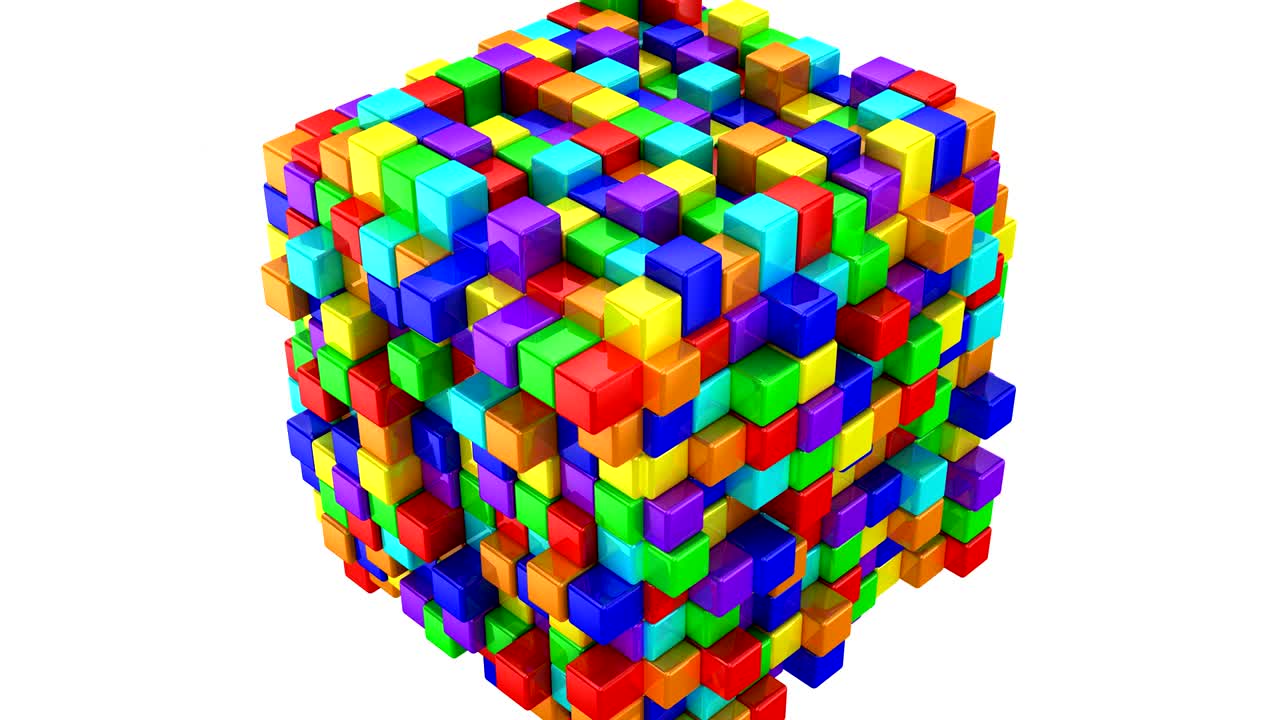 las cajas forman un cubo