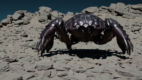 giant alien crab monster