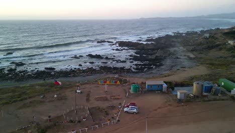 Strand-Von-La-Ballena,-Gemeinde-La-Ligua,-Region-Valparaiso,-Chile