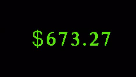 dinero contador. dólar estadounidense - usd. ganancia en la cuenta electrónica. 1000$.