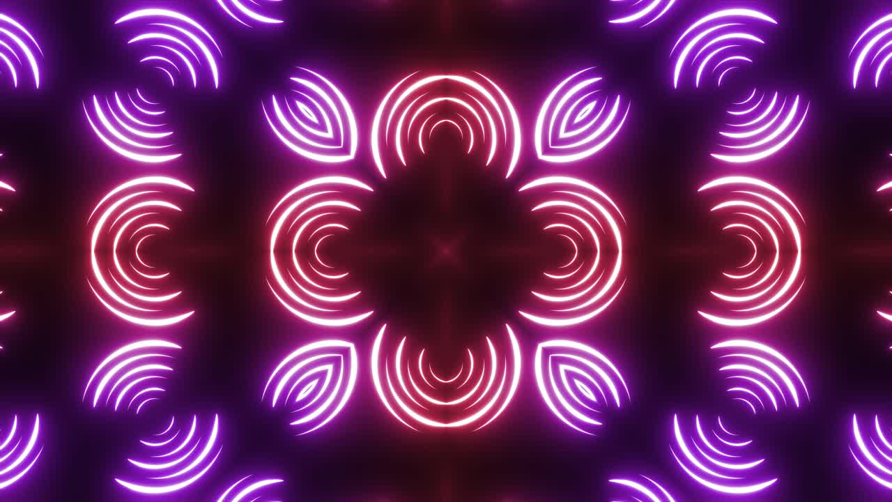 Sfondio a disegno geometrico al neon