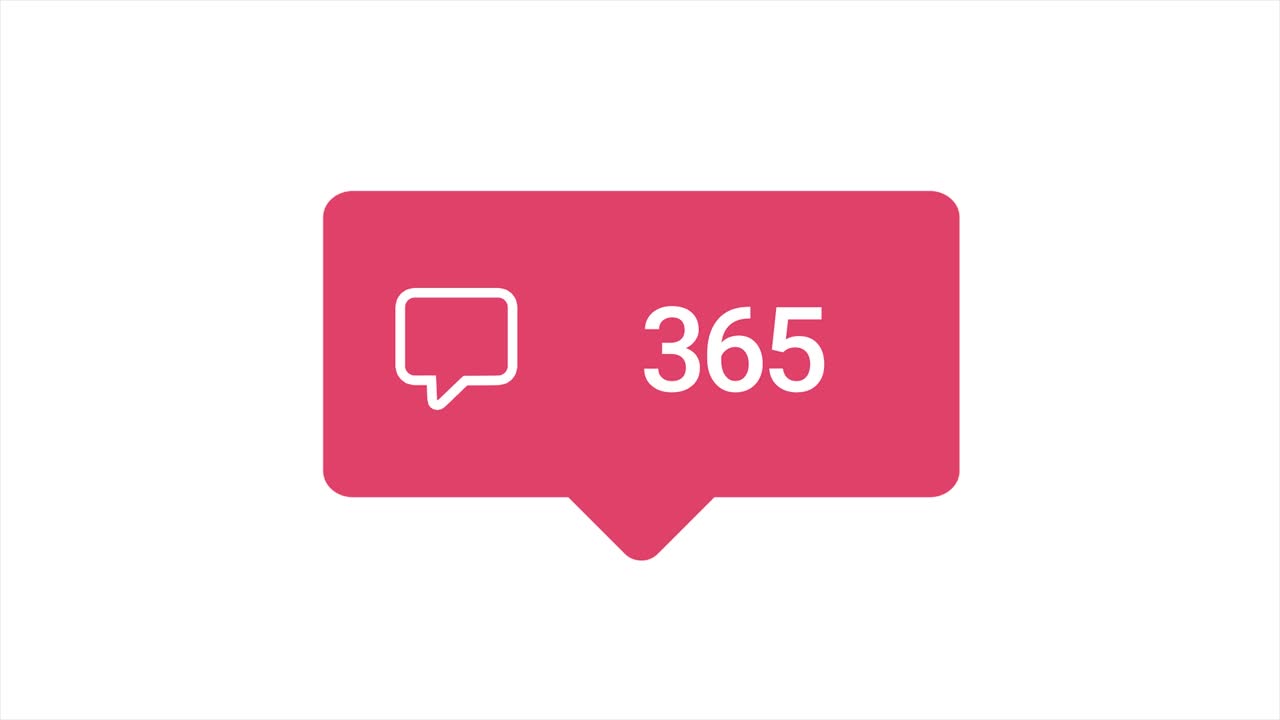 Social Media Engagement Counter Icons