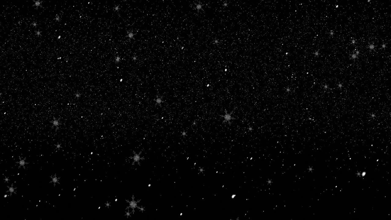 Animation of winter scenery