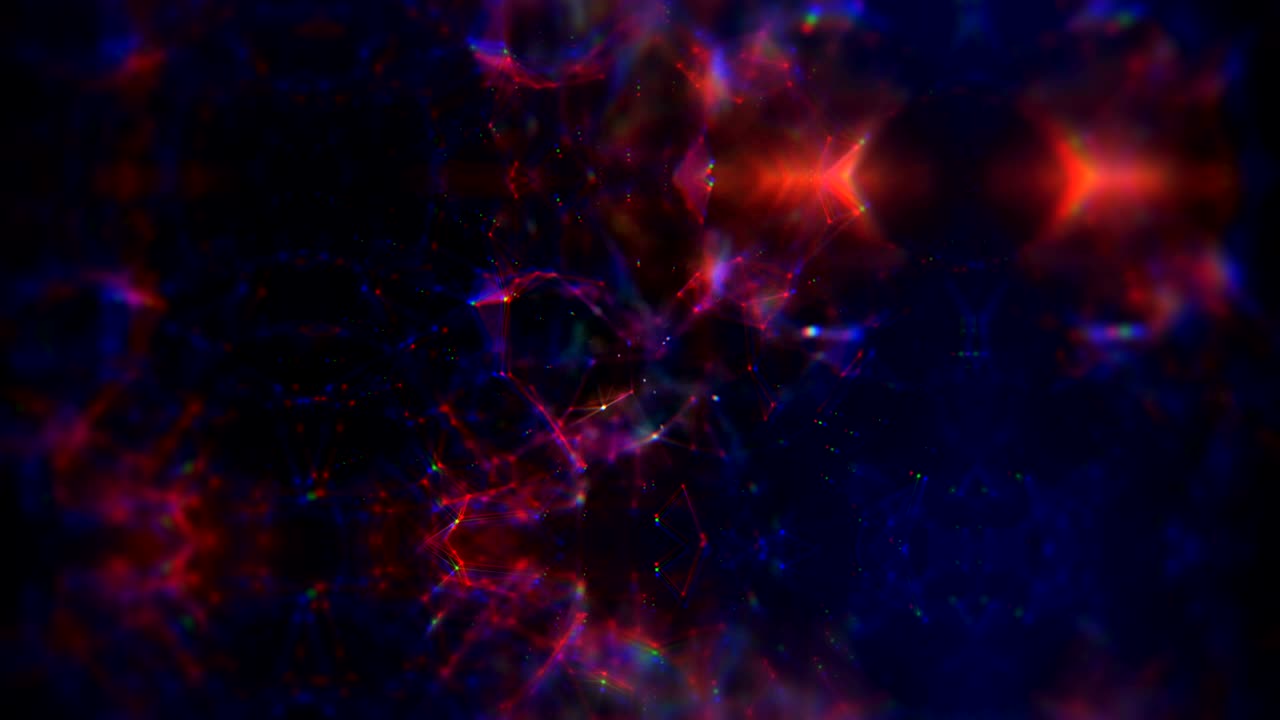 el fondo de partículas abstractas