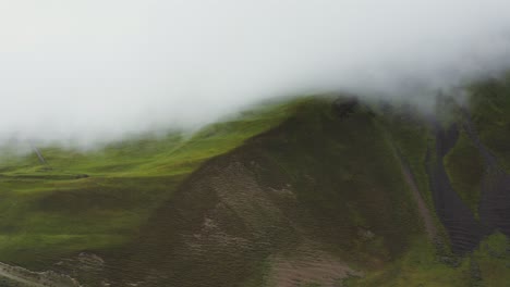 misty mountain landscape