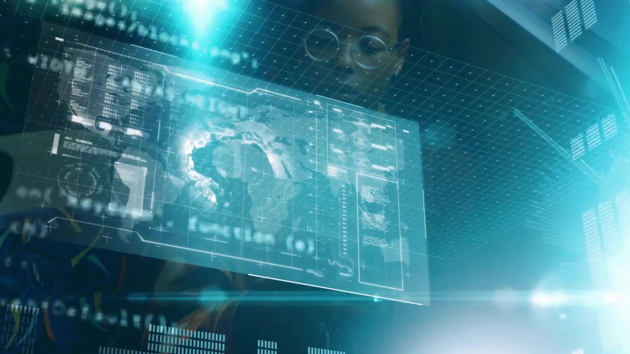 Passenger tilting head toward smartphone and activating AR globe for viewing business metrics