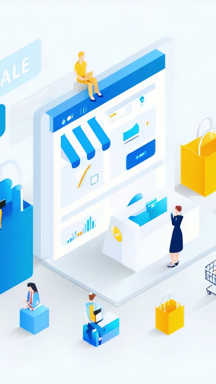 Engaging Online Shopping Experience Showcasing Digital Store Interface ...