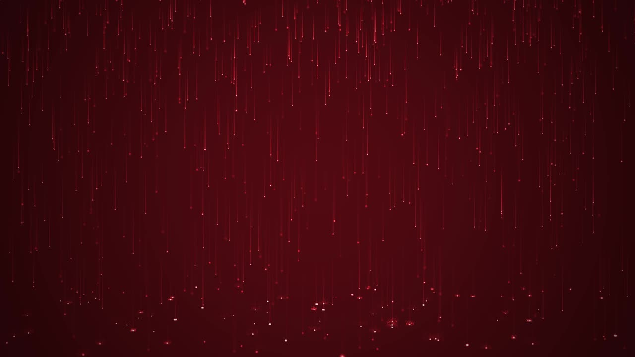 디지털 레인 루프 애니메이션: 추상 기술 배경