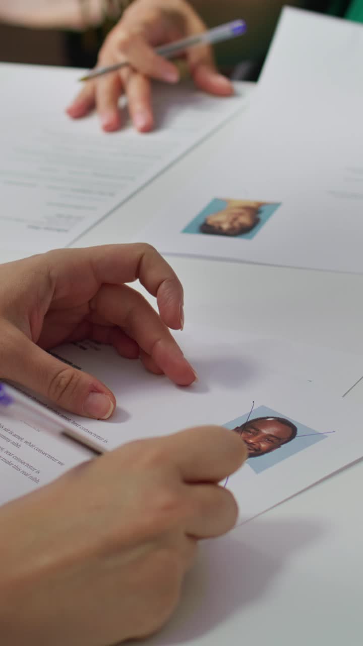 Video verticale: Esperti HR che rifiutano candidati per un lavoro a causa della mancanza di competenze e qualifiche