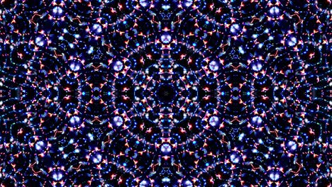 líneas coloridas ondas brillantes forma fondo caleidoscopio resumen