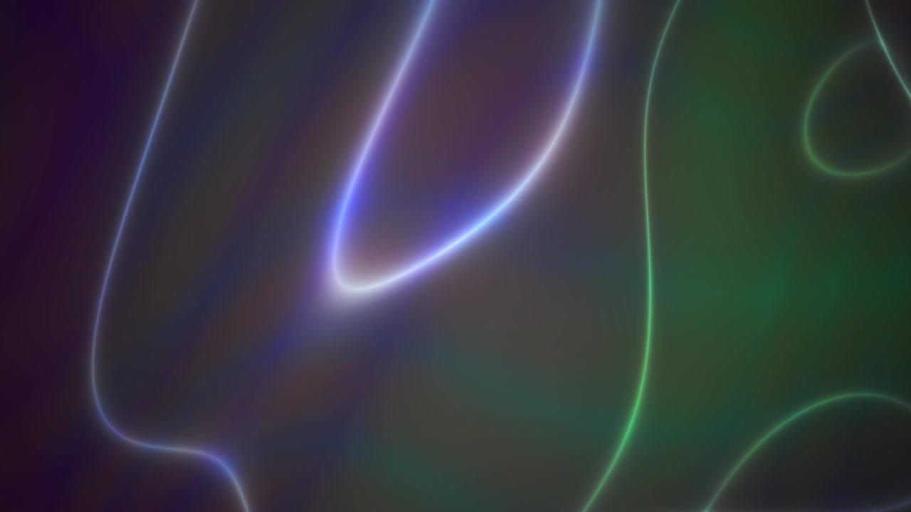 Abstract Motion Background with Glowing Neon Light Trails