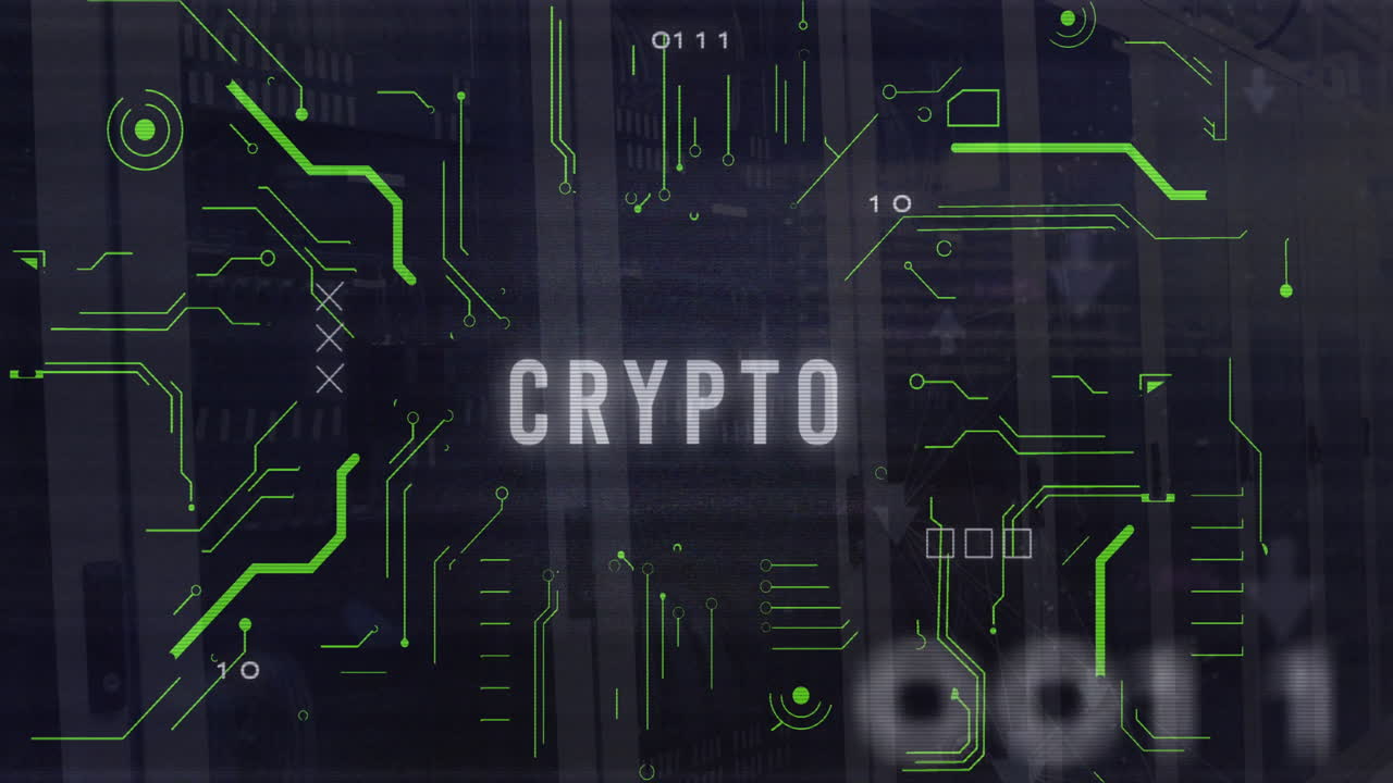 서버 을 통해 연결 및 데이터 처리를 가진 암호 텍스트의 애니메이션