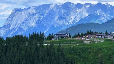 above the austrian countryside the family adventure resort of wagrainis grafenberg