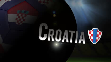 croatia world cup 2014 animation with football