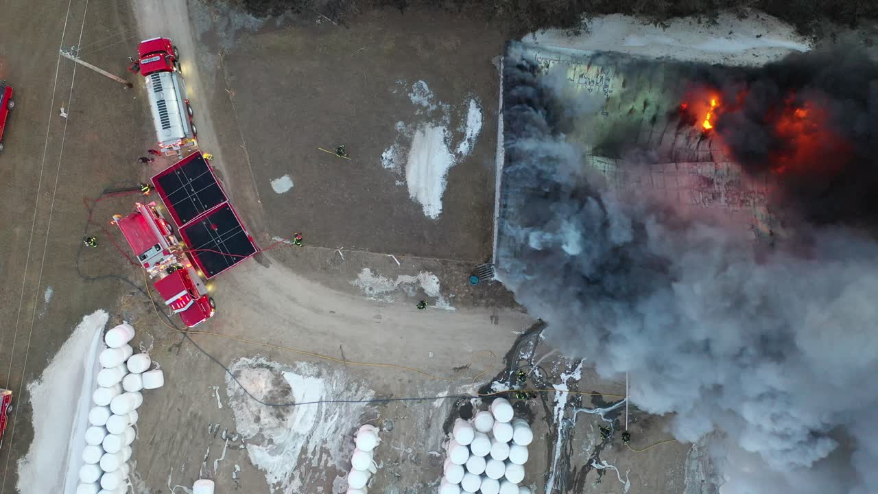 농장 건물 화재