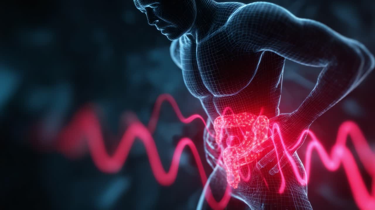 Rappresentazione Digitale del Dolore: Comprendere il Disagio Viscerale Attraverso la Visualizzazione 3D, Evidenziando Segnali e Risposte nel Corpo Umano.