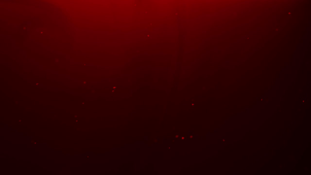 Vortici e particelle di fumo rosso astratto.