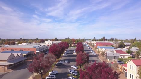 Aerial-of-Loxton,-South-Australia