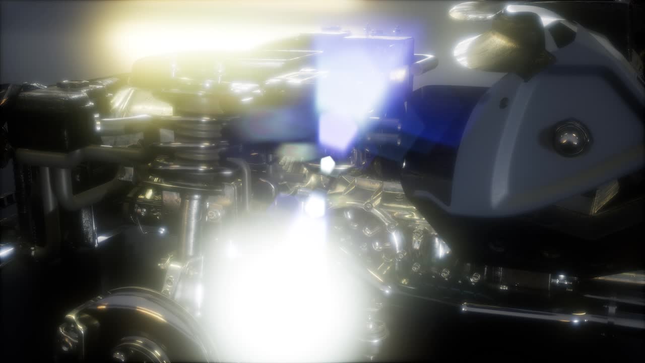 motor y otras partes visibles en el coche