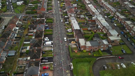 fotografía aérea del maratón de la ciudad de belfast de 2024