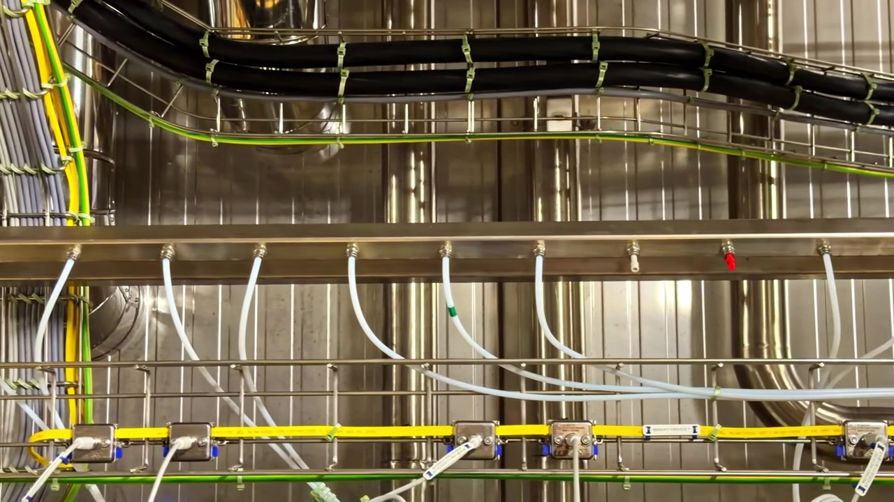 Industrial facility complex piping system technological infrastructure