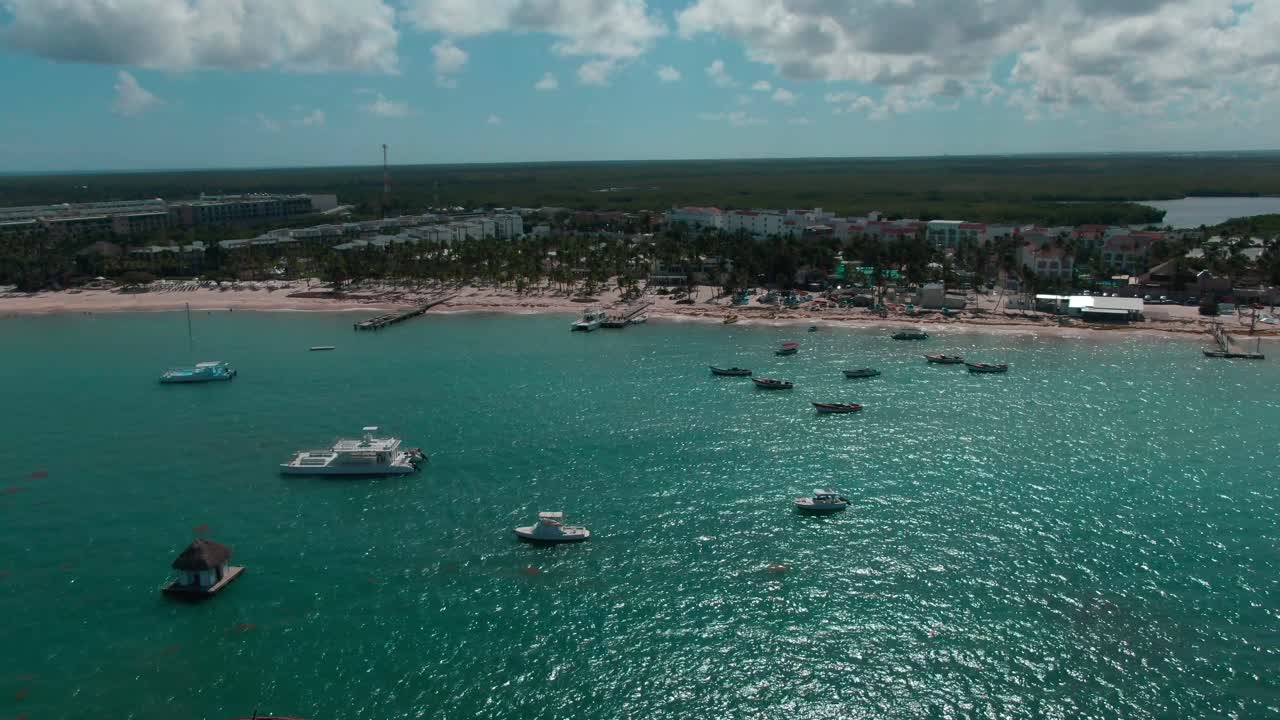 punta cana republica dominicana en una vista de dron