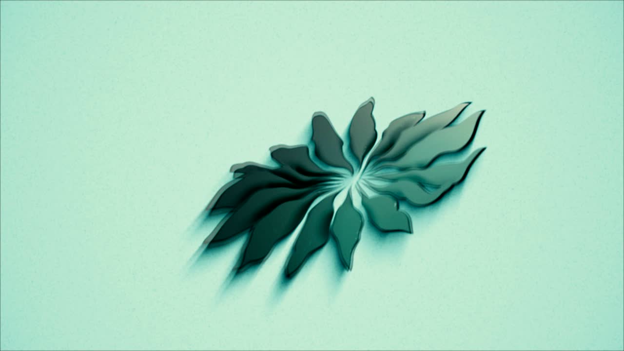 fondo abstracto forma orgánica segmentada giratoria