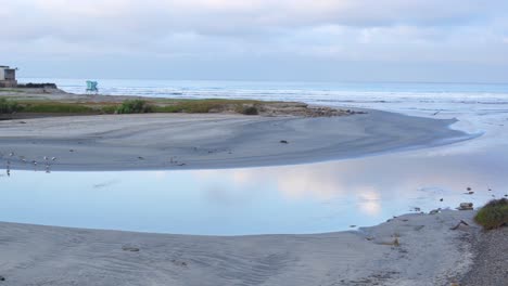 Oceanside,-Kalifornien-An-Einem-Bewölkten-Morgen