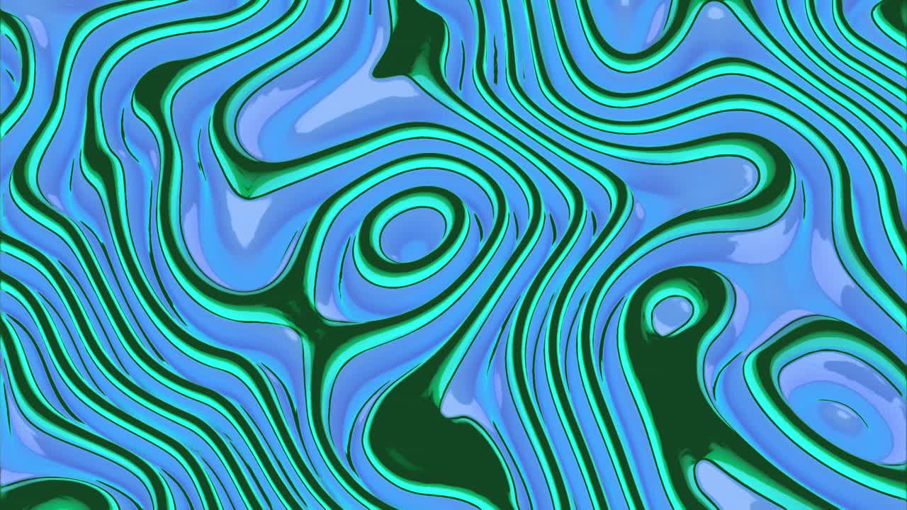 patrón giratorio abstracto con colores verdes y azules