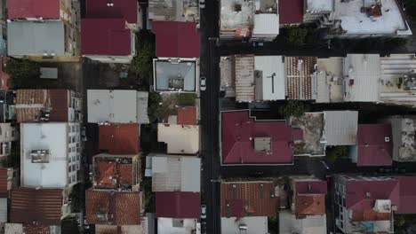 shantytown drone view