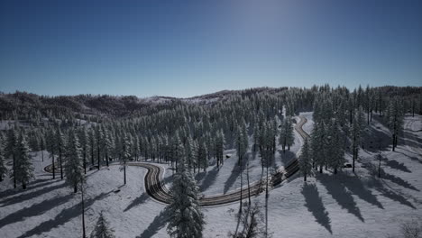 Espléndido-Paisaje-Alpino-En-Invierno