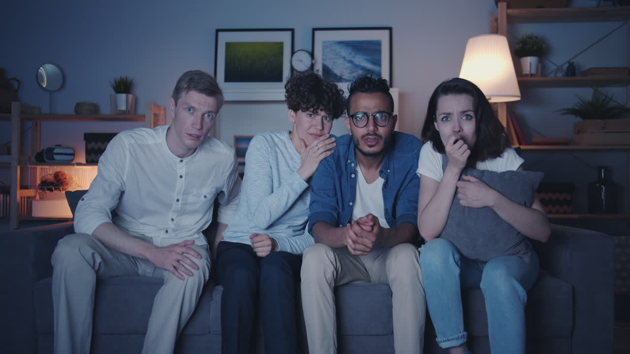 Friends Watching a Movie/Show