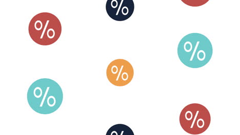 commerce business pattern percent animation