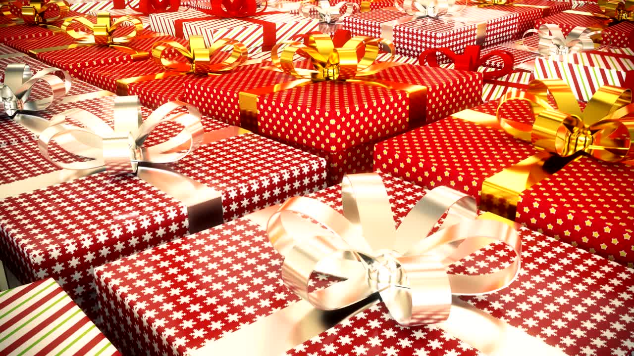 크리스마스 선물 쇼핑 컨셉