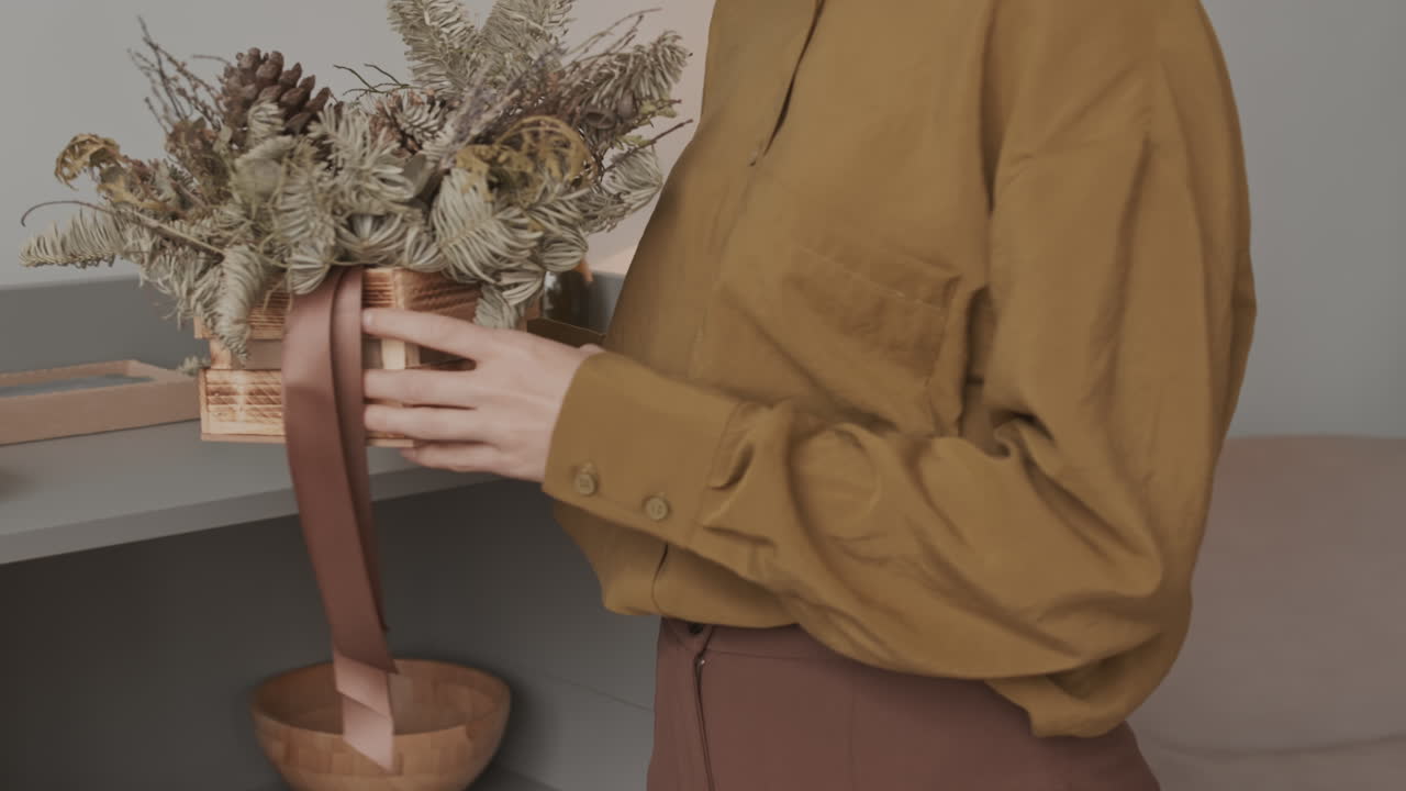 크리스마스 식탁을 장식하는 전문가