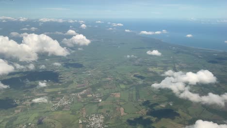 Über-Veracruz-Puerto-Fliegen,-Wolken,-Flug,-Veracruz-Besuchen