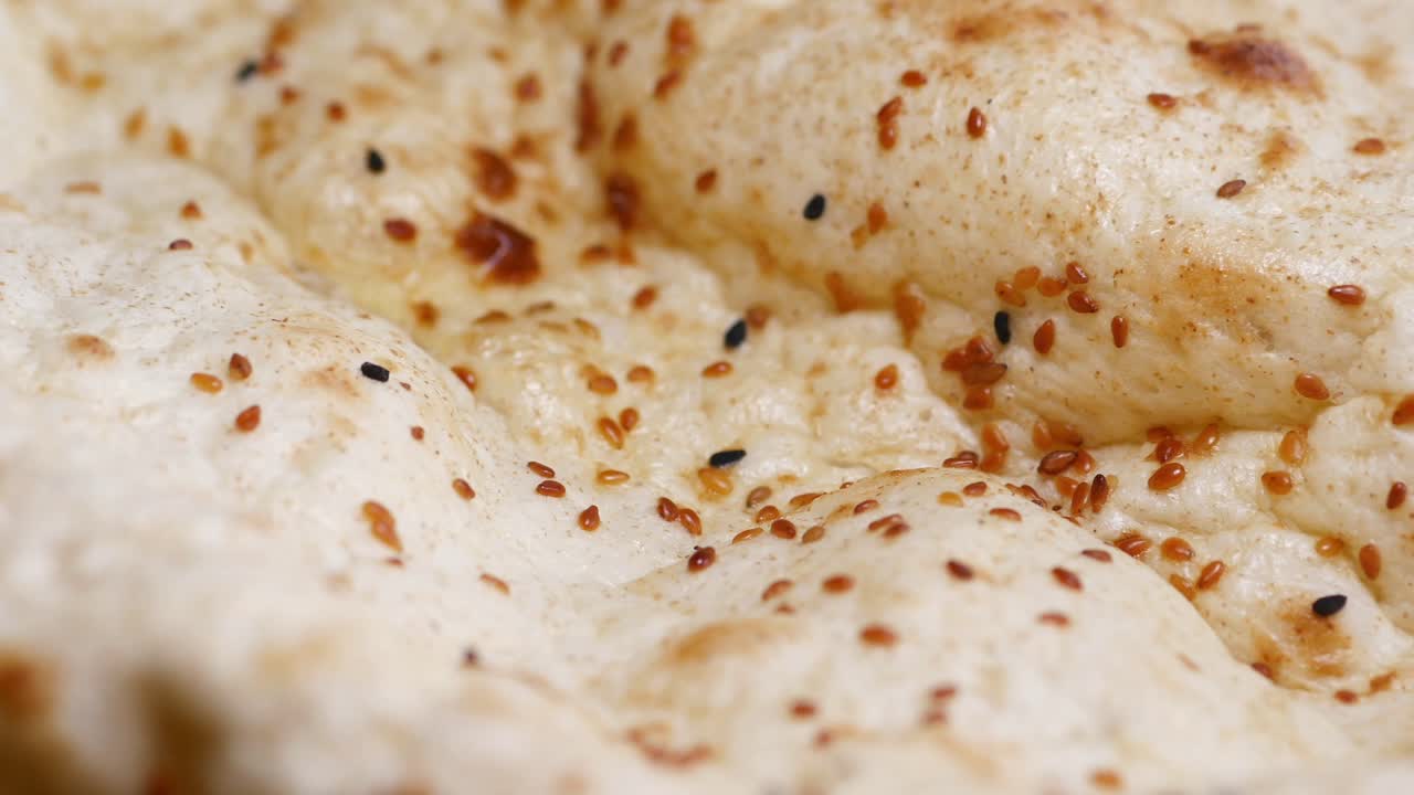 Close-up of Turkish Pide Bread