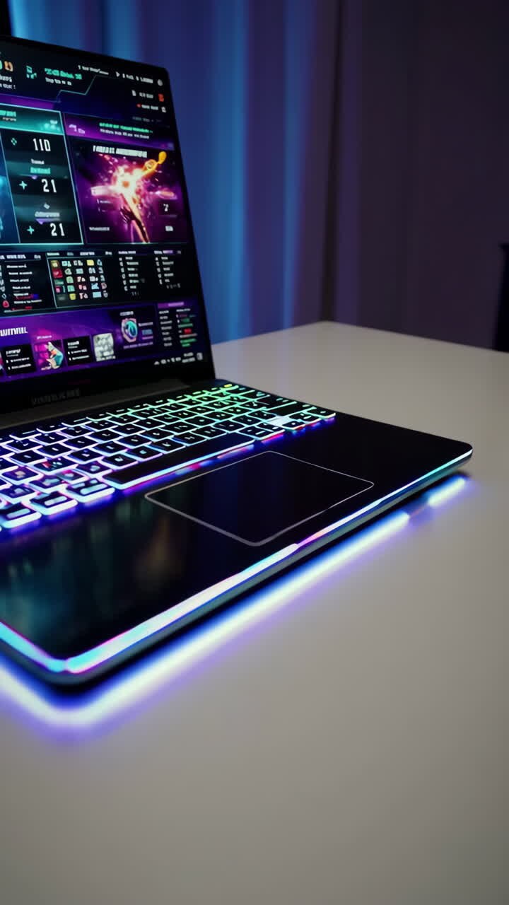 Gaming Laptop med RGB-belysning