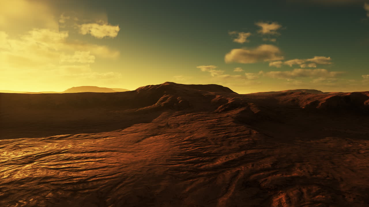 hermosas dunas de arena en el desierto del sáhara al atardecer