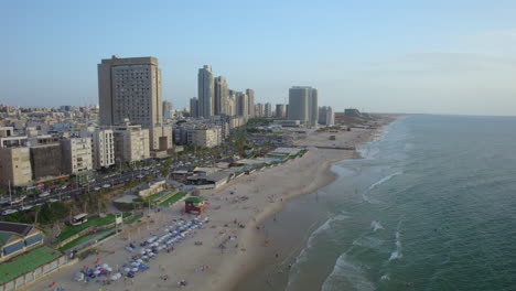 Las-Playas-De-La-Ciudad-De-Bat-Yam,-Israel