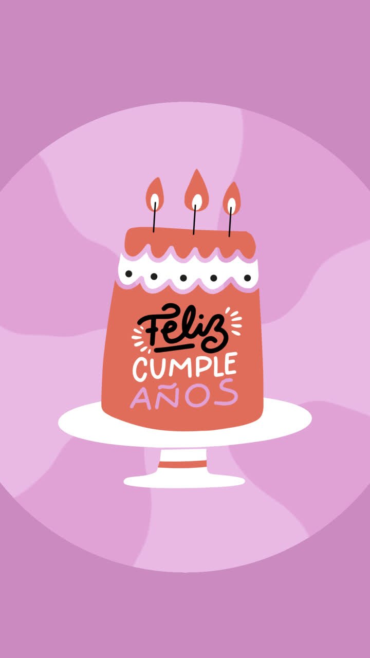 ilustración del pastel de cumpleaños