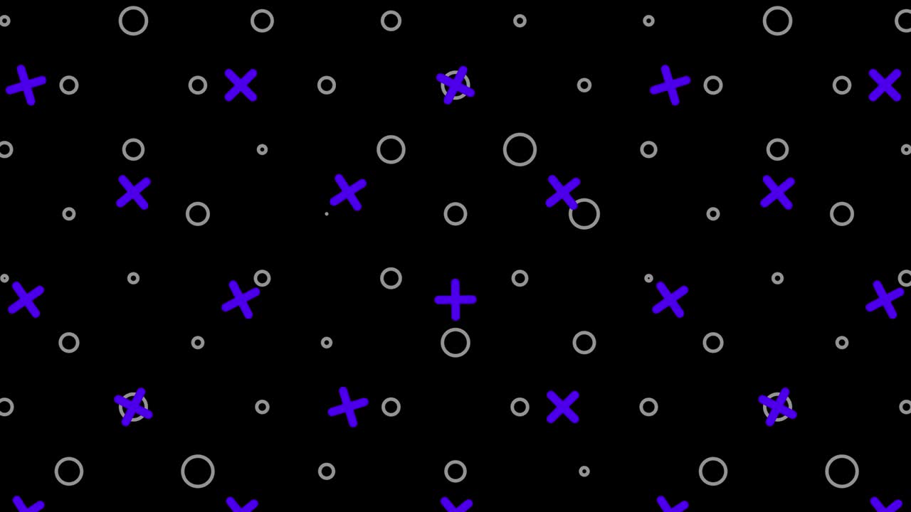 fondo de patrón animado de bucle sin costuras geométrico 4k