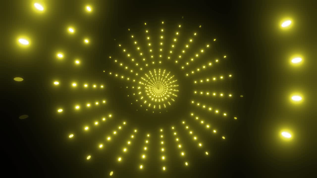 추상적인 반이는 나선형 터널