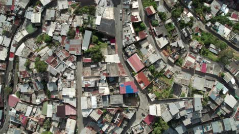 view of petare, miranda, venezuela from above, showcasing the unique neighborhood layout