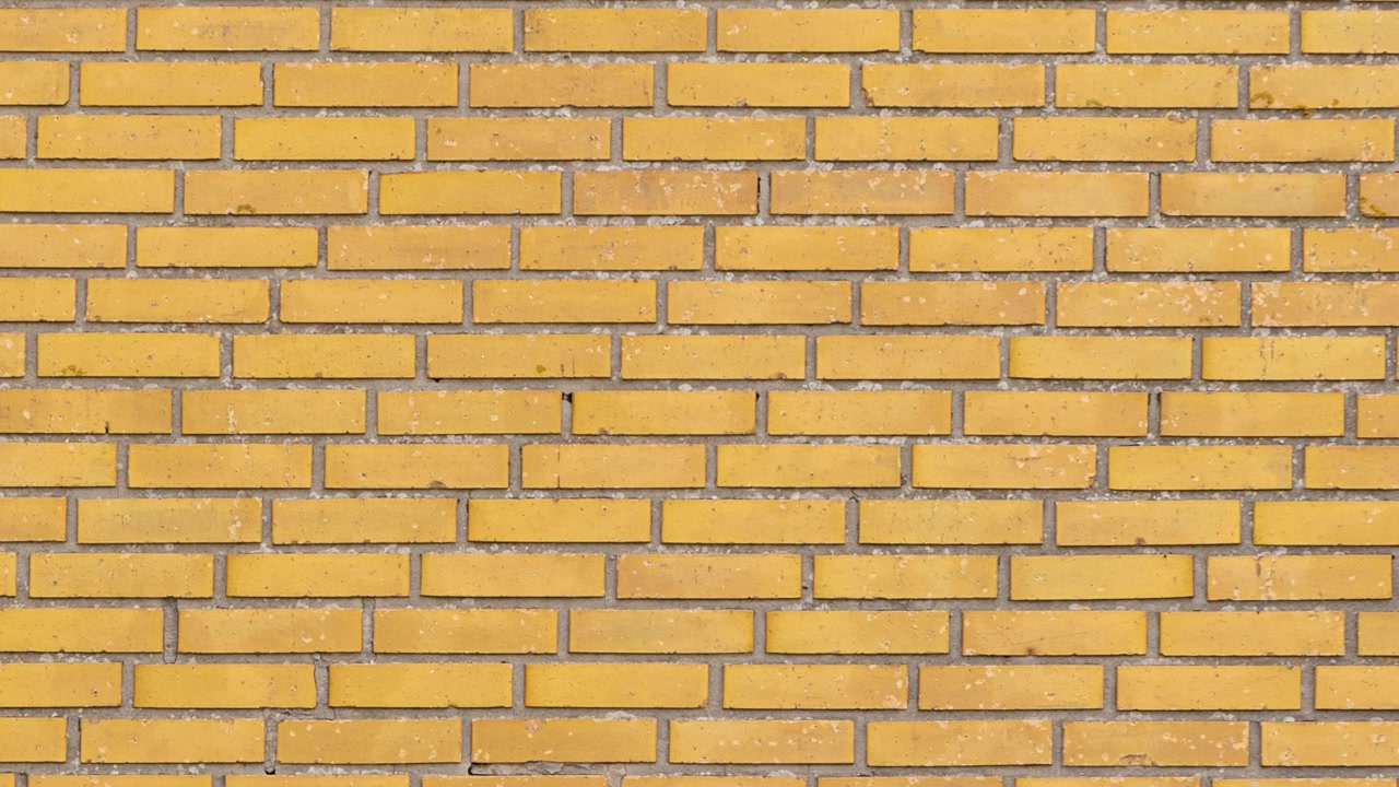 Yellow brick wall texture