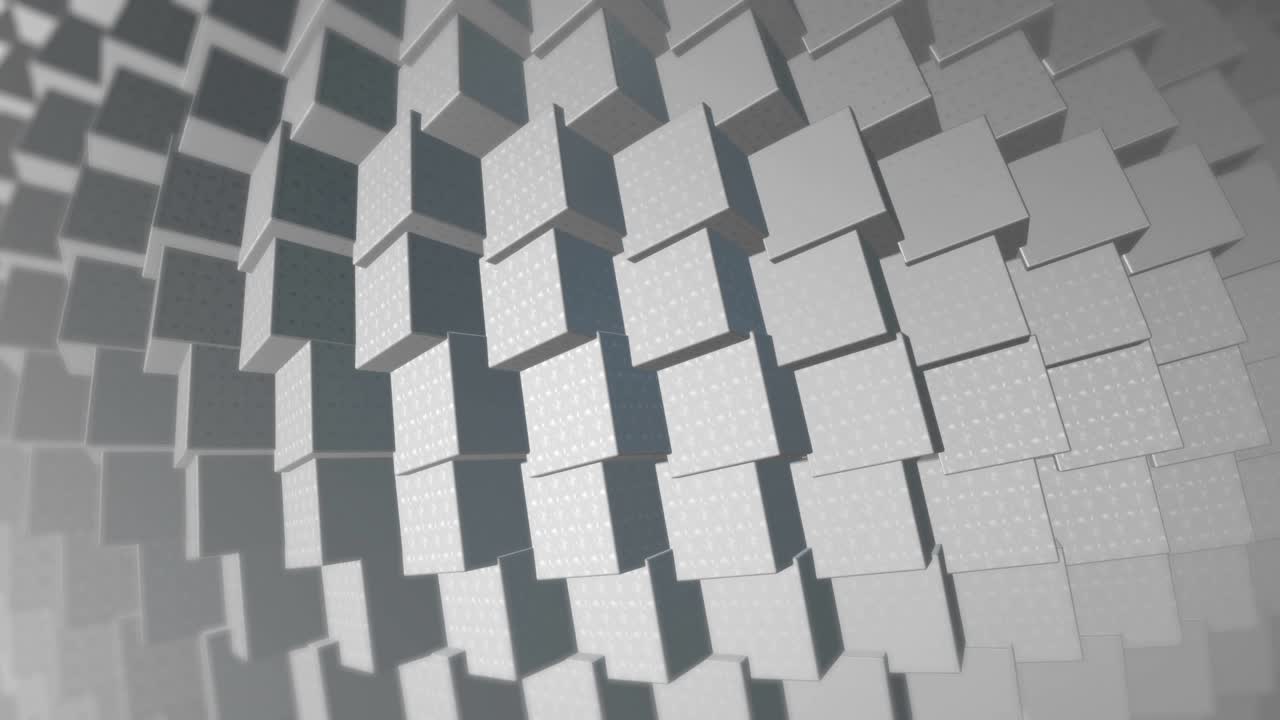 4k spinning abstract 3d shape background (loopable) - tecnología de video de stock, conceptos y temas, internet