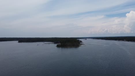 Toma-Aérea-De-Las-Islas-Del-Norte