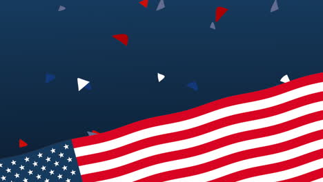 american flag graphic design