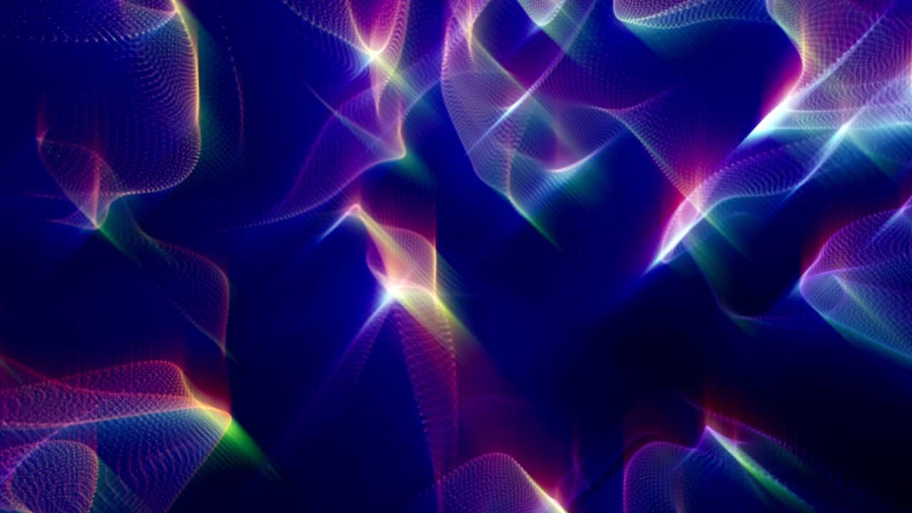 abstract background color wave shine 4k